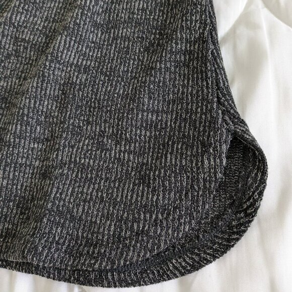 Max Studio Ruched Sleeve Top Size 3X Black Soft Ribbed Knit Comfy T-Shirt NWT - Picture 7 of 11